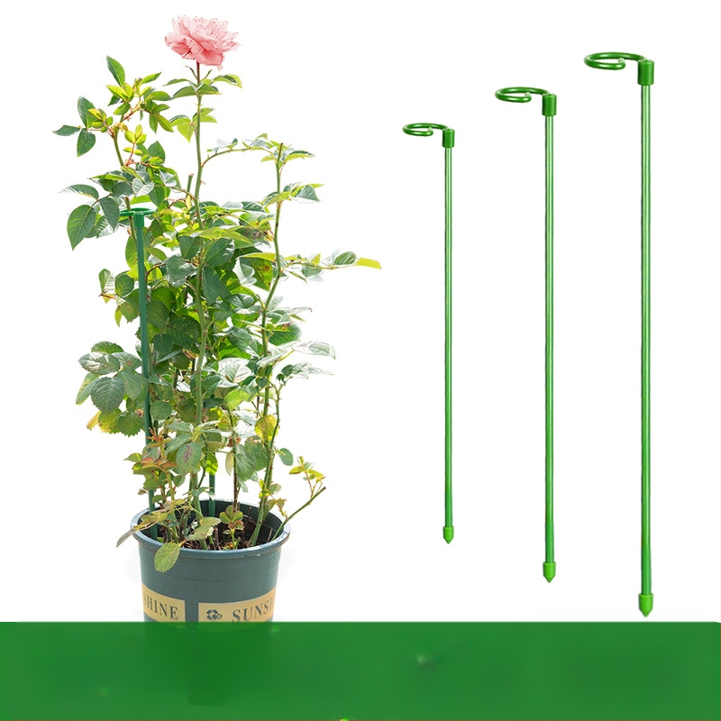 Μεταλλικό στηρίγμα λουλουδιών με μονή ράβδος για εξωτερικό κήπο, κατάλληλο για αναρριχητικά φυτά