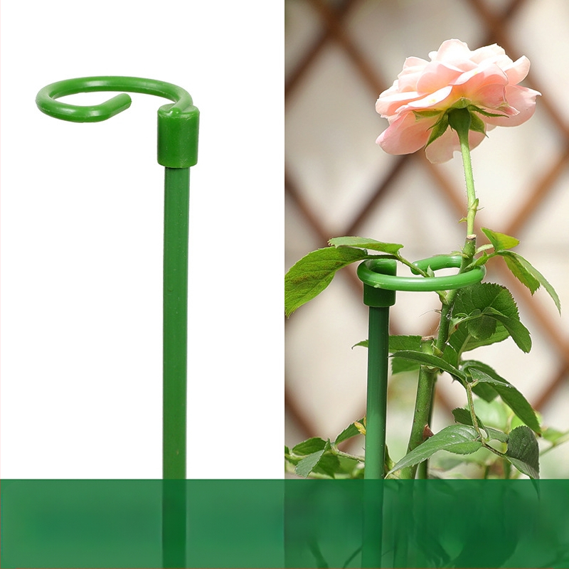 Μεταλλικό στηρίγμα λουλουδιών με μονή ράβδος για εξωτερικό κήπο, κατάλληλο για αναρριχητικά φυτά