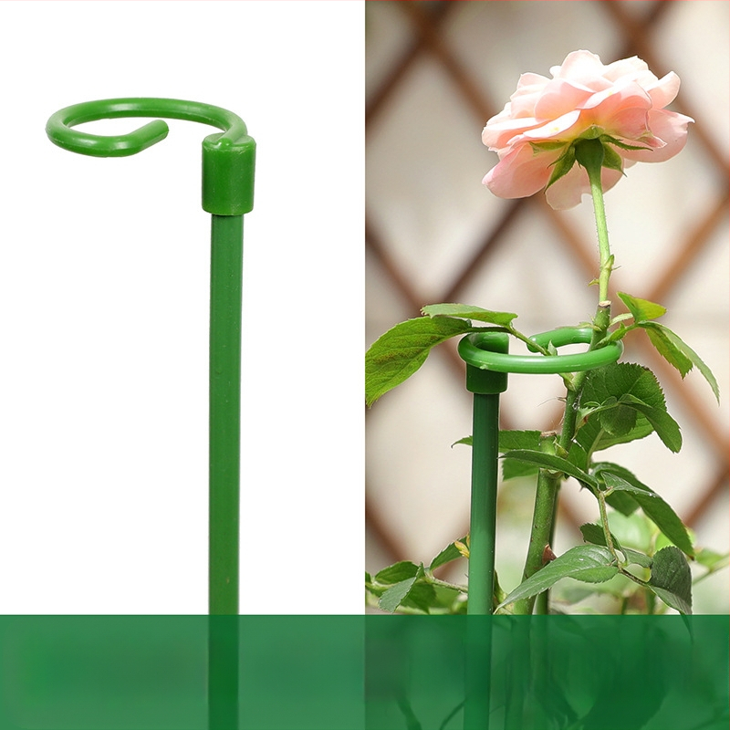 Μεταλλικό στηρίγμα λουλουδιών με μονή ράβδος για εξωτερικό κήπο, κατάλληλο για αναρριχητικά φυτά