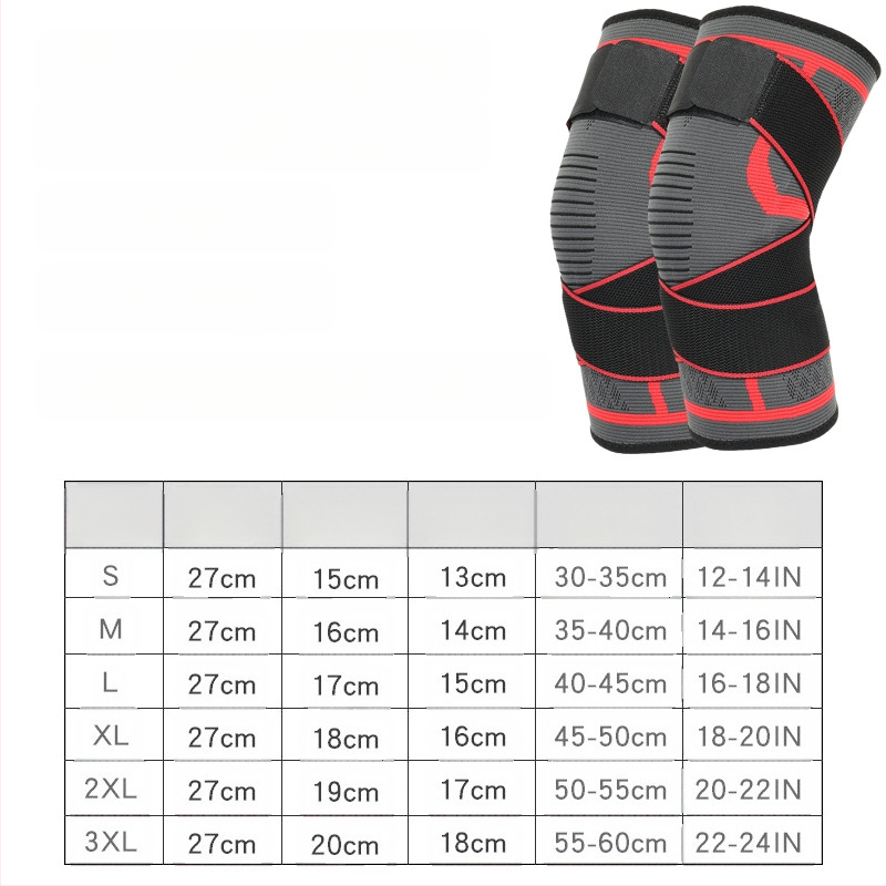 Наколенки с лента от нейлон – защита на коляното, за баскетбол, бягане и колоездене, 120 g