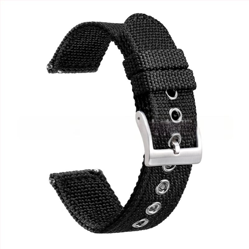 Seiko és Omega kompatibilis szövött nylon óraszíj, JY9 modell, gyorskioldó mechanizmussal, uniszex