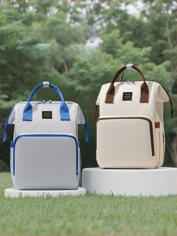 Nailona autiņu soma, liela ietilpība, pilsētas minimalistiskais stils, ūdensnecaurlaidīga un izolēta, dubultās plecu siksnas