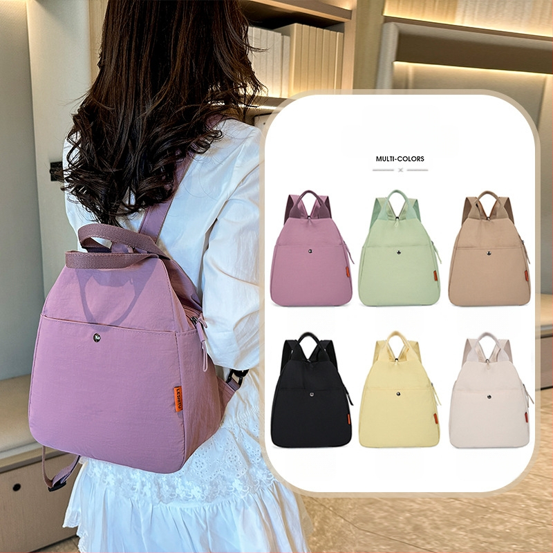 Mugursoma | Pilsētas minimālisma stils, Oxford audums, rāvējslēdzēja atvērums, slēpta kabata, iekšējā kabata