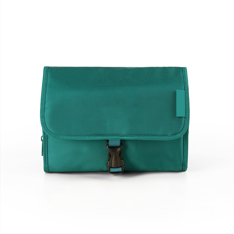 Pārvietojama kosmētikas un higiēnas preču uzglabāšanas soma ar mitro–sausas atdalīšanu un pakarināšanas āķi ceļojumiem, liela jauda – Poliesteris, Daudzfunkcionāla, Ceļošanai