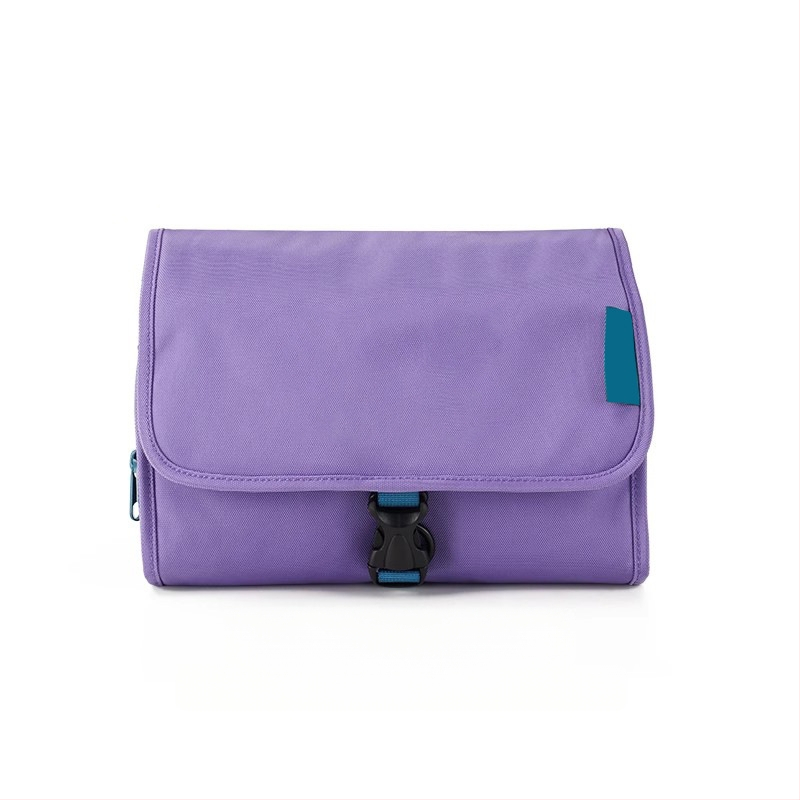 Pārvietojama kosmētikas un higiēnas preču uzglabāšanas soma ar mitro–sausas atdalīšanu un pakarināšanas āķi ceļojumiem, liela jauda – Poliesteris, Daudzfunkcionāla, Ceļošanai