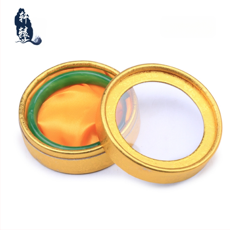 Kutija za nakit s kružnim prozorom na poklopcu, 001 specifikacija, papir/karton materijal