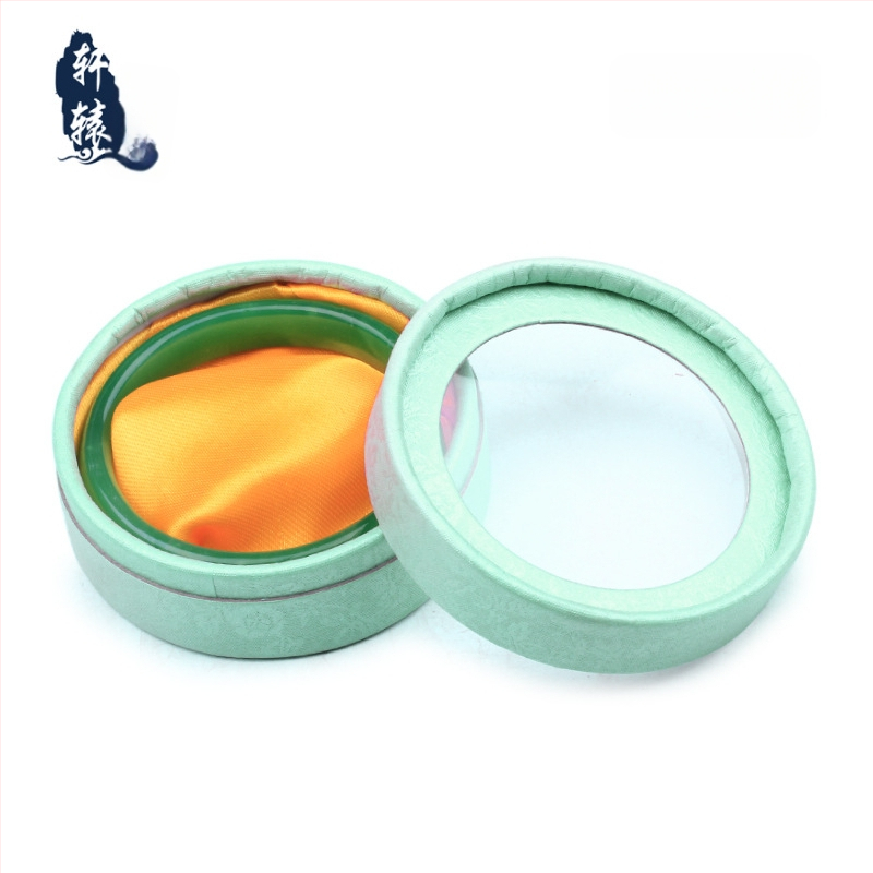 Kutija za nakit s kružnim prozorom na poklopcu, 001 specifikacija, papir/karton materijal