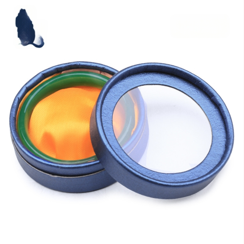 Kutija za nakit s kružnim prozorom na poklopcu, 001 specifikacija, papir/karton materijal