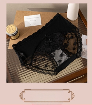 Nailona trijstūra sieviešu biksītes – elpojošas, vidējā josta, vienkāršs pletums, vienkrāsainas, pamatā viskoze