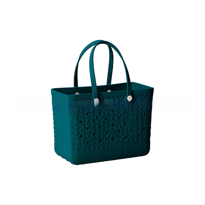 ΕVA τσάντα ταξιδιού για μακιγιάζ και προσωπικά είδη — κυβοειδές σχήμα, επάνω άνοιγμα, εξωτερική ανοιχτή τσέπη, διπλοί ιμάντες, μεσαία σκληρότητα, για ταξίδια αναψυχής, Χειμώνας 2024