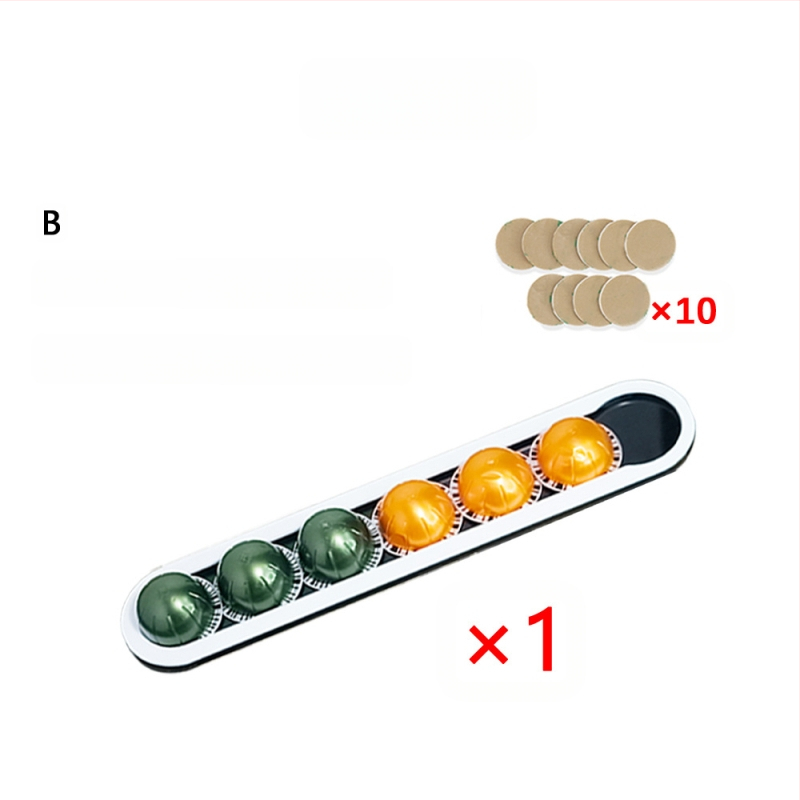 Ακρυλική θήκη για κάψουλες καφέ — μοντέρνος μινιμαλιστικός σχεδιασμός, οργάνωση για ντουλάπι/συρτάρι κουζίνας