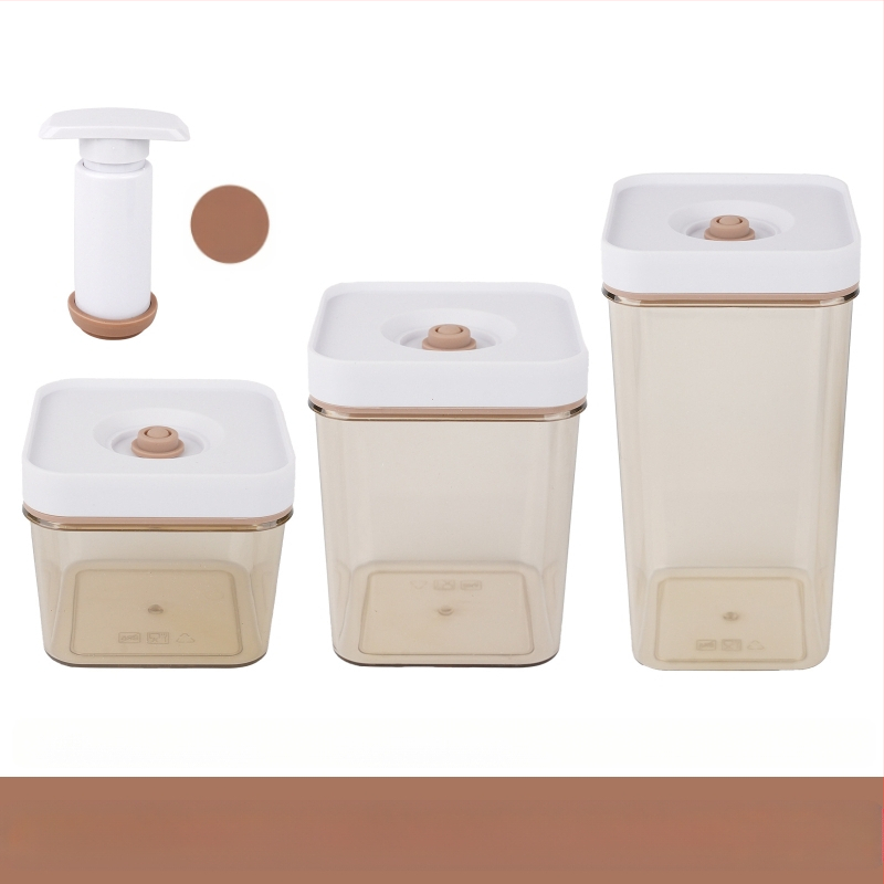 Κουτί αποθήκευσης τροφίμων με κενού – ορθογώνιο, ABS+PET+σιλικα γέλη, κενού, διατήρηση φρεσκάδας, κυκλοφόρησε τον χειμώνα του 2024