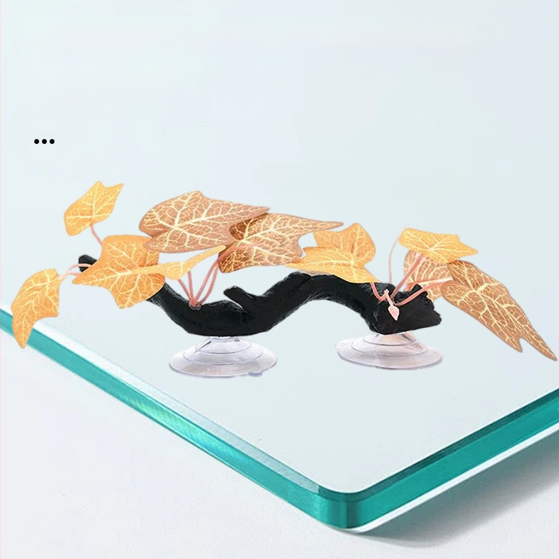 Sveķu akvārija dekors - koka stumbrs un vīnogulāju dekorēšanai ainai un slēpšanai (HY011) no Julongyuan