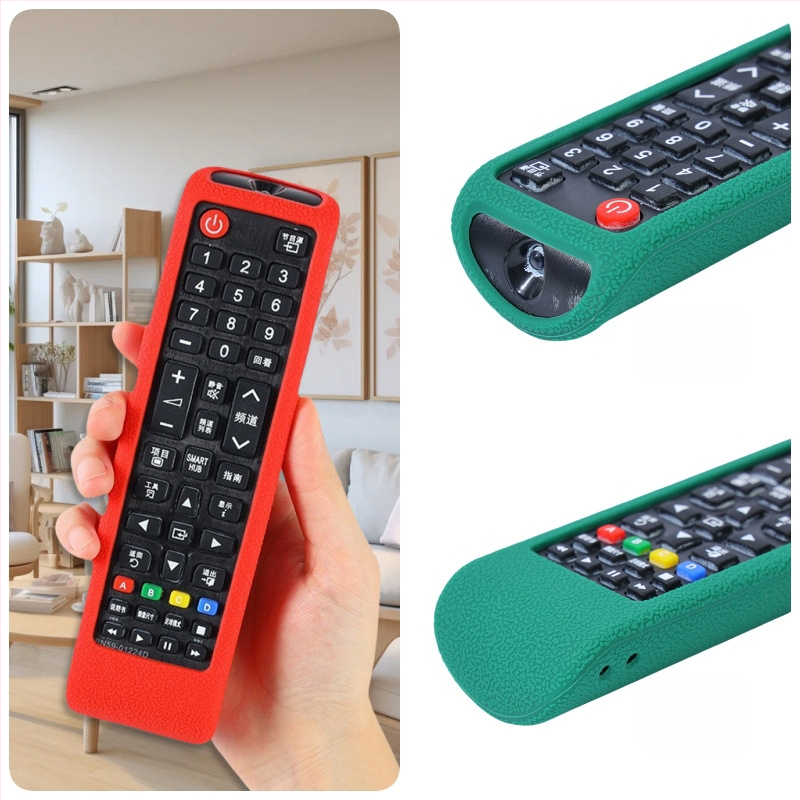 Samsung tālvadības pults aizsargkaste – biezāks mīkstais silikons, izturīgs pret kritieniem un luminozs