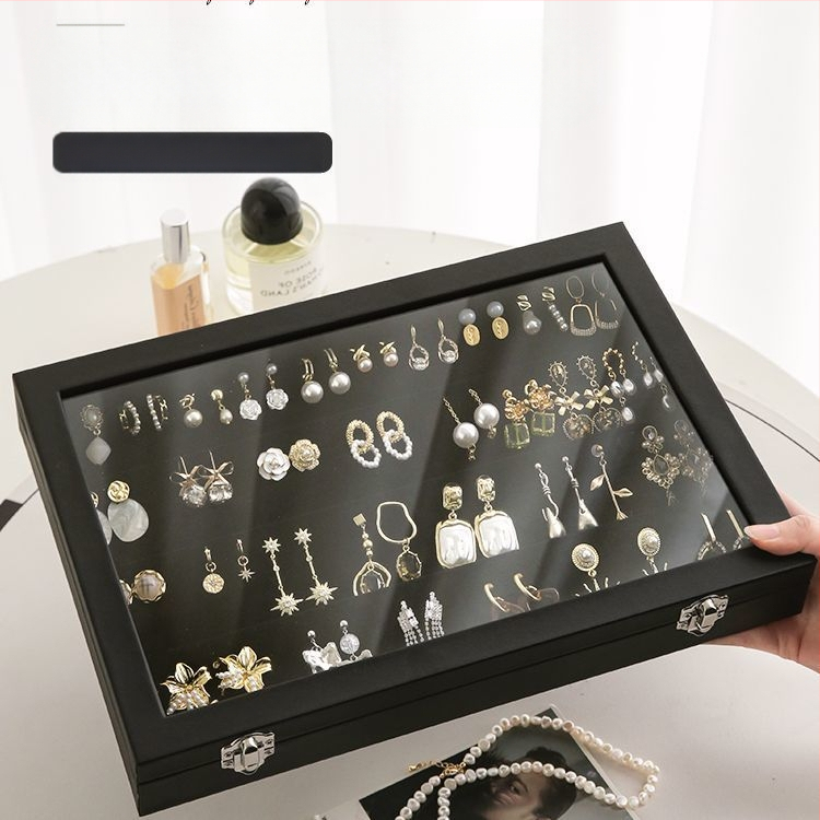 Cutie pentru bijuterii cu capac pentru inele, cercei, coliere și brățări – material: catifea; utilizare: ambalare inele; ambalaj special: ambalaj bijuterii; număr de produs: Manufacturer Direct Supply Custom Made Cross-border