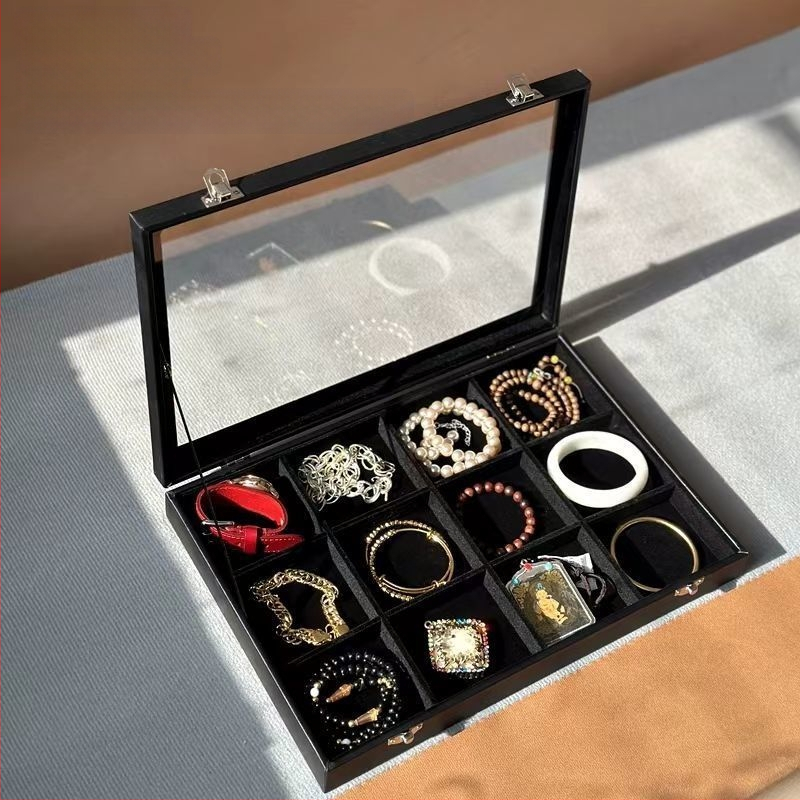 Cutie pentru bijuterii cu capac pentru inele, cercei, coliere și brățări – material: catifea; utilizare: ambalare inele; ambalaj special: ambalaj bijuterii; număr de produs: Manufacturer Direct Supply Custom Made Cross-border