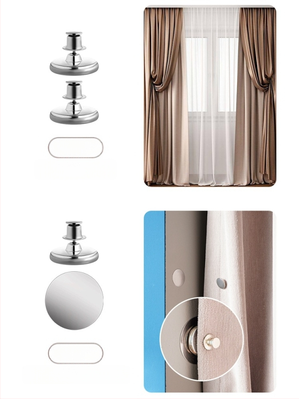 Κούμπωμα Κουρτινών – Ακρυλικό, Μοντέρνο και Μινιμαλιστικό Στυλ, Κατηγορία: Κούμπωμα Κουρτινών, Μη Προσαρμόσιμο