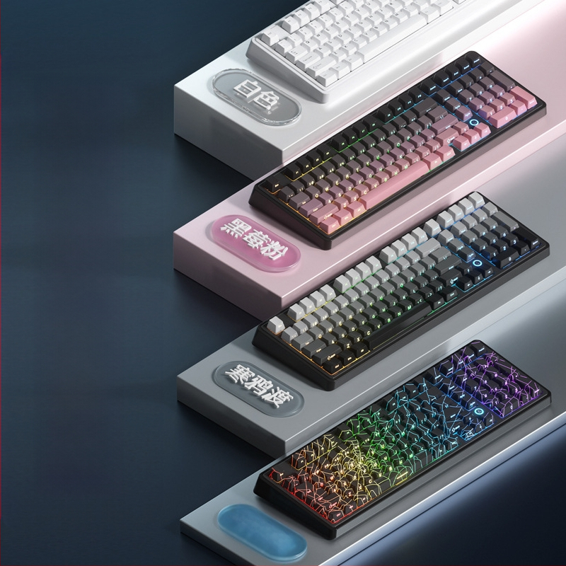 AK980MAX πληκτρολόγιο παιχνιδιών με RGB φωτισμό, ενσύρματο, μάρκα Ajazz/Heijue, κυκλοφόρησε το 2025