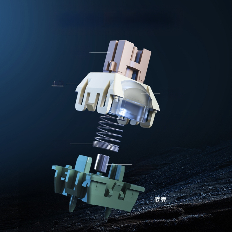 AK980MAX πληκτρολόγιο παιχνιδιών με RGB φωτισμό, ενσύρματο, μάρκα Ajazz/Heijue, κυκλοφόρησε το 2025