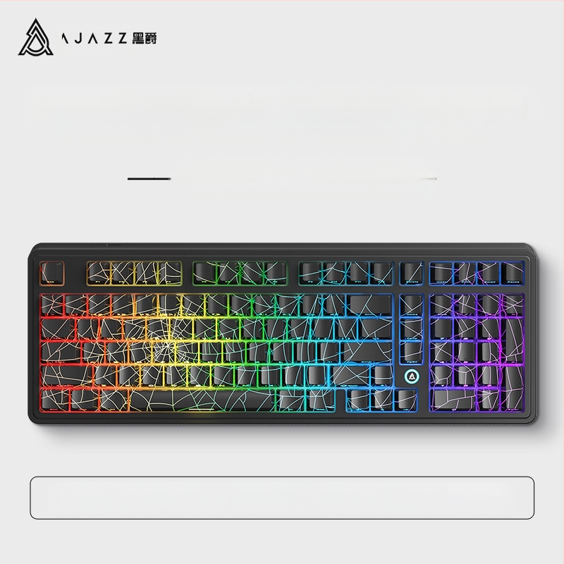 AK980MAX πληκτρολόγιο παιχνιδιών με RGB φωτισμό, ενσύρματο, μάρκα Ajazz/Heijue, κυκλοφόρησε το 2025