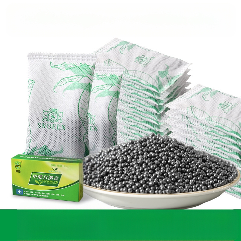 Τσαντάκι ενεργού άνθρακα για αφαίρεση φορμαλδεΰδης με άρωμα λεβάντας – τσάντες από μπαμπού ενεργού άνθρακα, 100 τεμάχια ανά κουτί