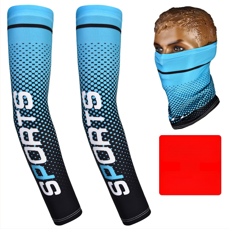 Ръкави за UV защита, Ice-Silk полиестерна тъкан, свободно пасване, за външни дейности (мъже)