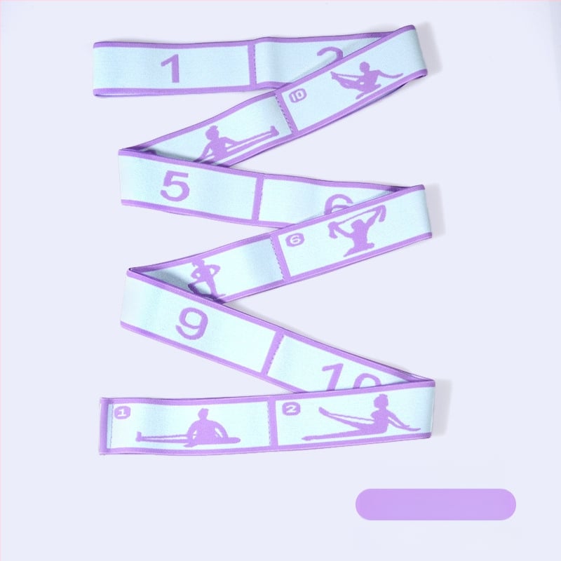 Joga korekcijas digitālā trenēšanas lente ar 12 segmentētu dizainu; Materiāls: poliesters + lateksa šķieda; Zīmols: Changhong; Preces kods: 12 grids-position type