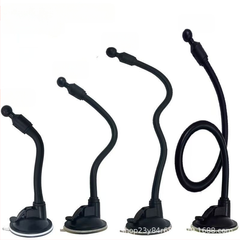 Automašīnas tālruņa turētājs ar sfēras galvu, paplašināto piesūcekni, garu stieni, universālais adapters — modelis RST-X28