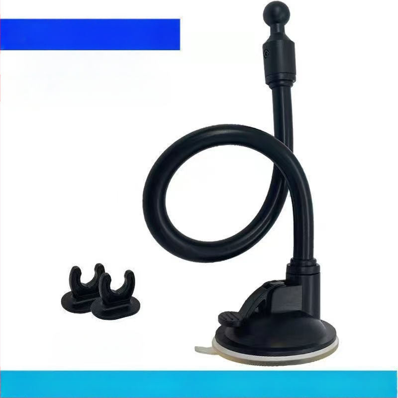 Automašīnas tālruņa turētājs ar sfēras galvu, paplašināto piesūcekni, garu stieni, universālais adapters — modelis RST-X28