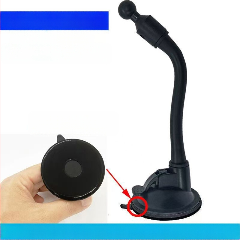 Automašīnas tālruņa turētājs ar sfēras galvu, paplašināto piesūcekni, garu stieni, universālais adapters — modelis RST-X28