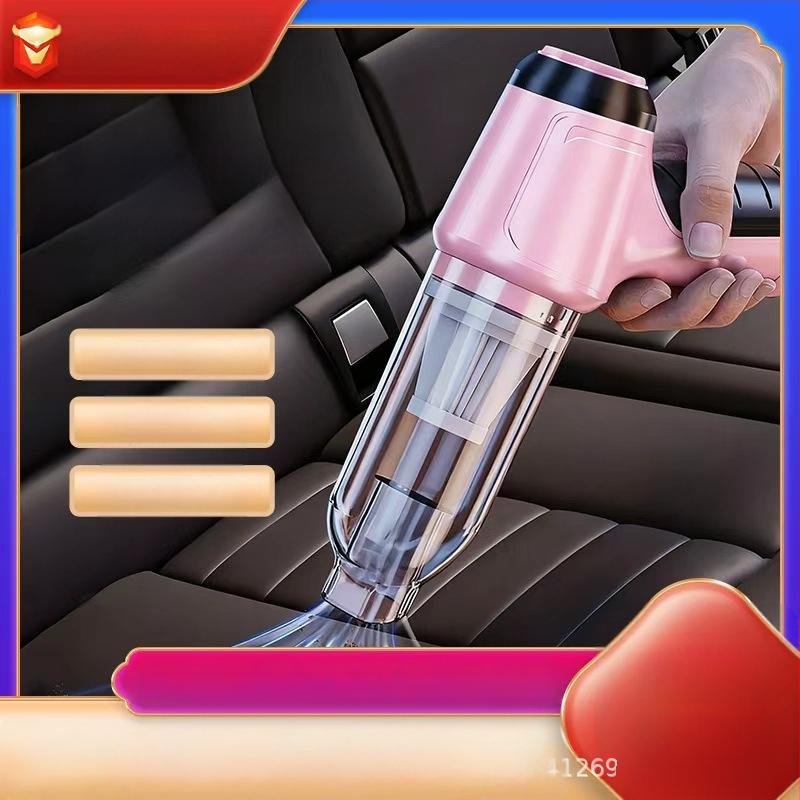 Ασύρματος χειροκίνητος καθαριστής αυτοκινήτου και σπιτιού, 50W, Τάση έως 36V, Ενσωματωμένη μπαταρία 1001–1600 mAh, Δοχείο σκόνης, Διάρκεια λειτουργίας 0–1 h