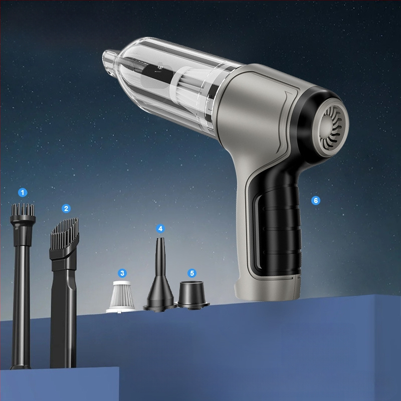 Ασύρματος χειροκίνητος καθαριστής αυτοκινήτου και σπιτιού, 50W, Τάση έως 36V, Ενσωματωμένη μπαταρία 1001–1600 mAh, Δοχείο σκόνης, Διάρκεια λειτουργίας 0–1 h