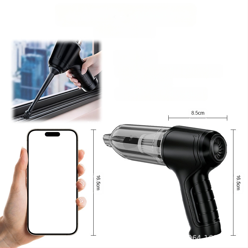 Ασύρματος χειροκίνητος καθαριστής αυτοκινήτου και σπιτιού, 50W, Τάση έως 36V, Ενσωματωμένη μπαταρία 1001–1600 mAh, Δοχείο σκόνης, Διάρκεια λειτουργίας 0–1 h