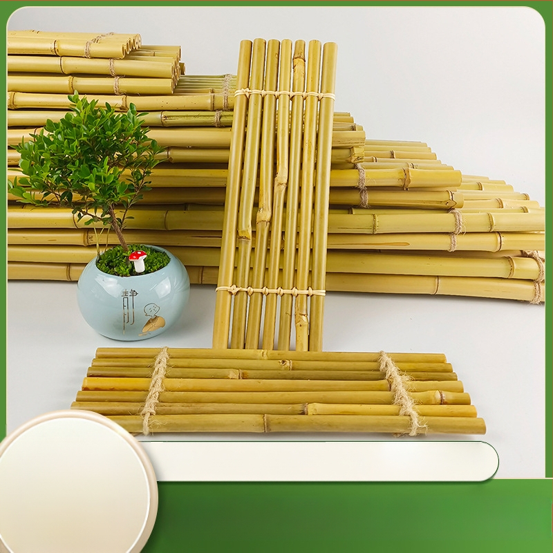 Διακόσμηση ενυδρείου από μπαμπού, επιπλέων μπαμπού ράφτ, αγροτικό στυλ, υλικό μπαμπού, κατάλληλο για οικίες και ξενοδοχεία/εστιατόρια