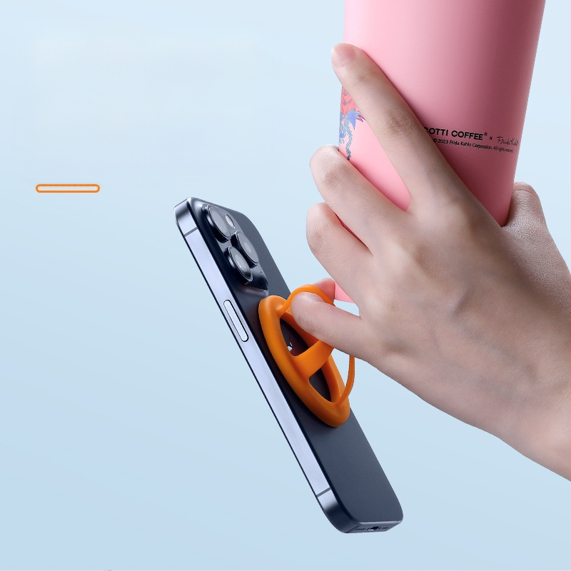 MK silikona telefona gredzenes turētājs, Lazy Stand, karikatūru stils