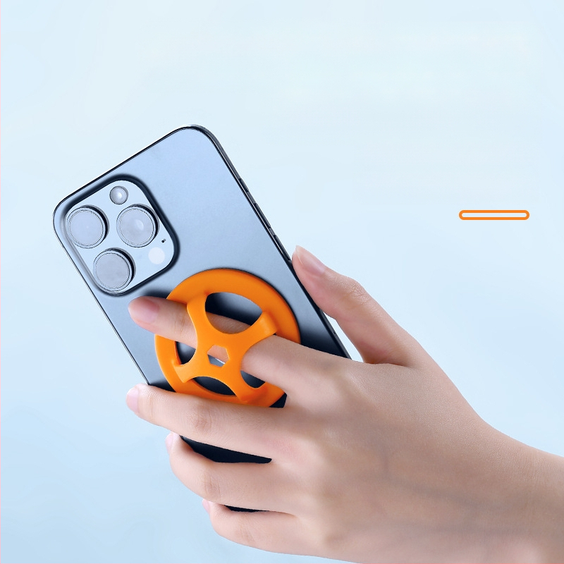 MK silikona telefona gredzenes turētājs, Lazy Stand, karikatūru stils