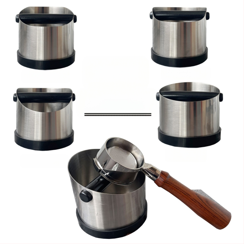 Κουτί καφέ για απομάκρυνση υπολειμμάτων από ανοξείδωτο ατσάλι 201, μοντέρνος μινιμαλιστικός σχεδιασμός, Luxiang