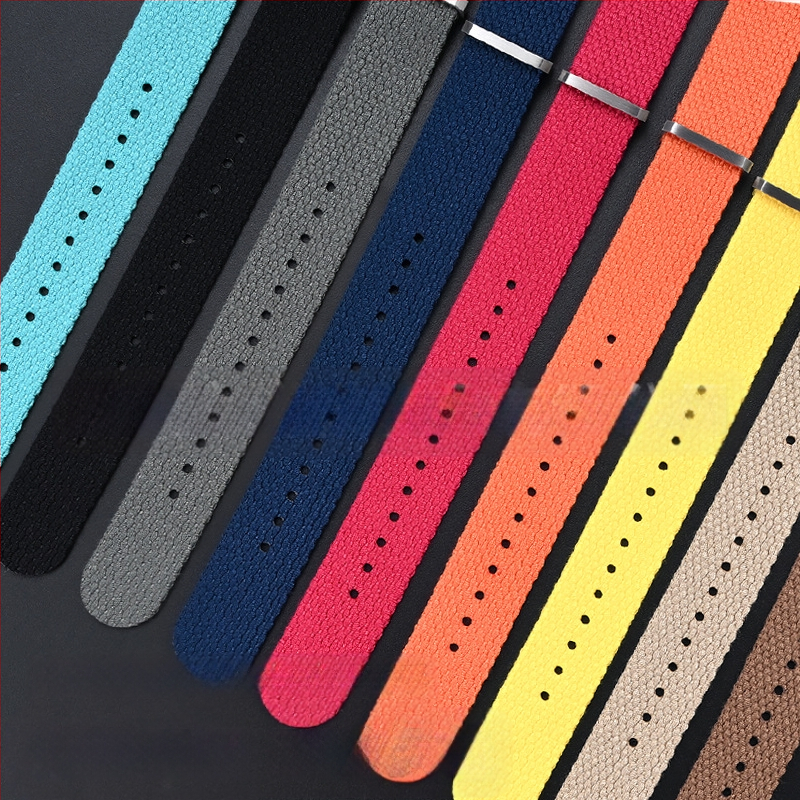 Λουράκι ρολογιού — λινό, μεταλλικός δακτύλιος, προέλευση Shenzhen, μάρκα Cheung kei, καλοκαίρι 2025