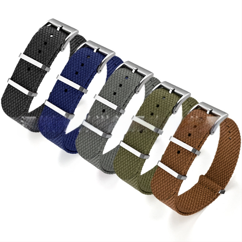 Λουράκι ρολογιού — λινό, μεταλλικός δακτύλιος, προέλευση Shenzhen, μάρκα Cheung kei, καλοκαίρι 2025