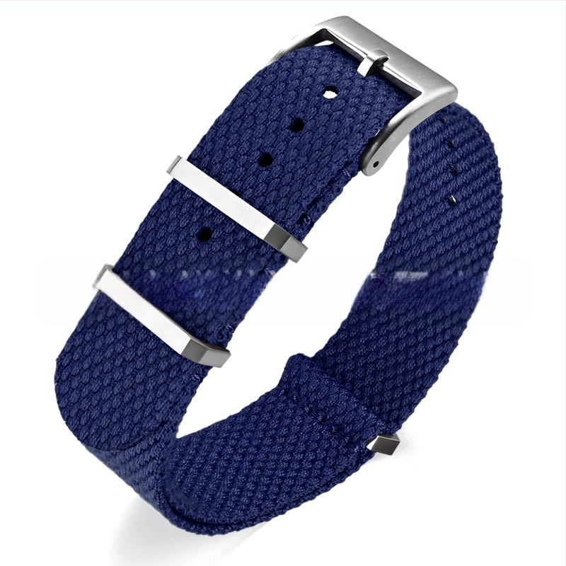 Λουράκι ρολογιού — λινό, μεταλλικός δακτύλιος, προέλευση Shenzhen, μάρκα Cheung kei, καλοκαίρι 2025