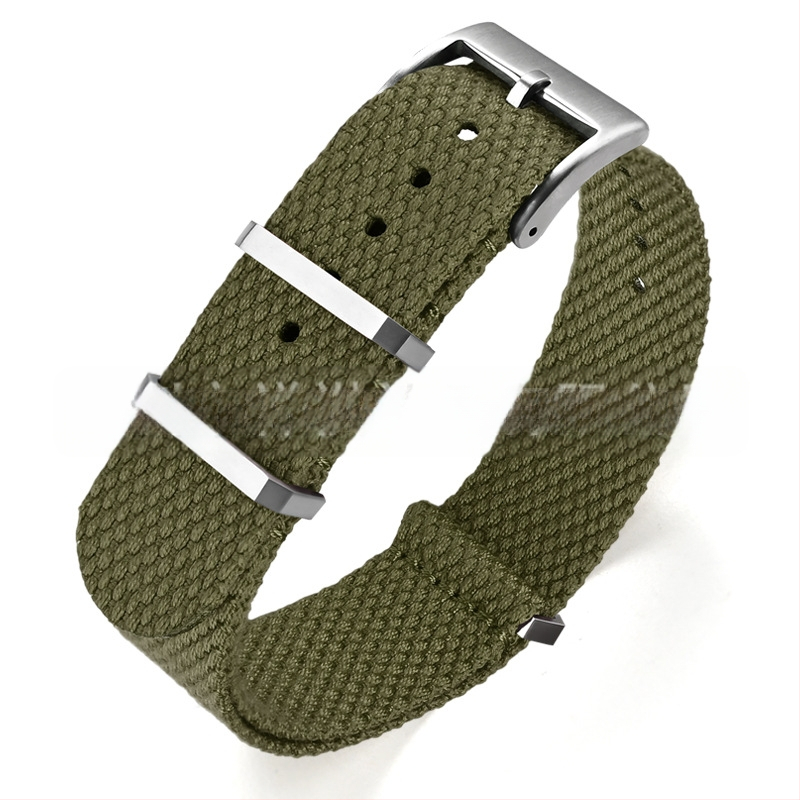 Λουράκι ρολογιού — λινό, μεταλλικός δακτύλιος, προέλευση Shenzhen, μάρκα Cheung kei, καλοκαίρι 2025