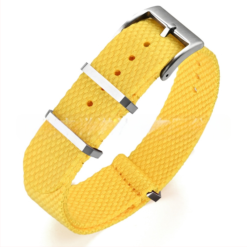 Λουράκι ρολογιού — λινό, μεταλλικός δακτύλιος, προέλευση Shenzhen, μάρκα Cheung kei, καλοκαίρι 2025