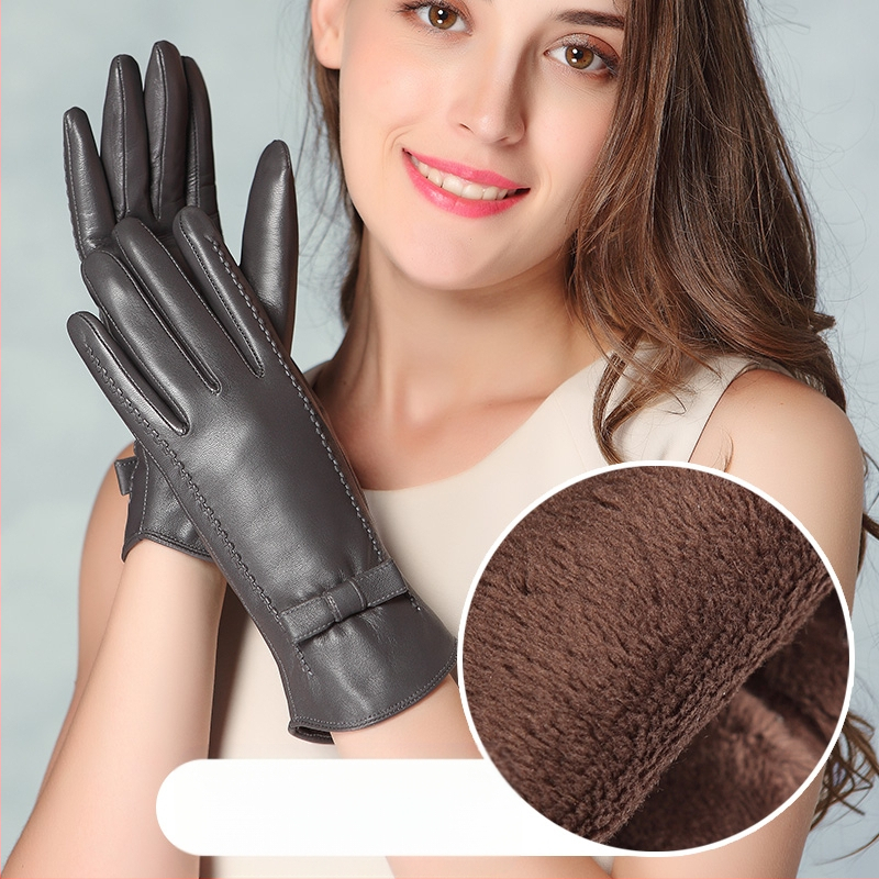 Pirkstu cimdi no aitas ādas – siltas, pavasara sezona, 2024. gada ziemas izlaišana