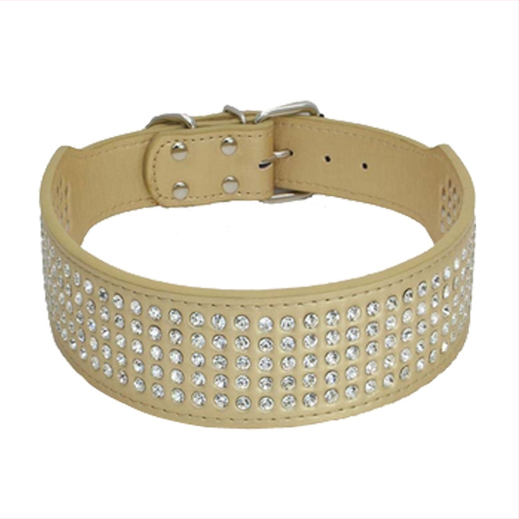 Ovratnik za psa - Gold bow tie, PU materijal, monohromatski dizajn, ležerni stil, opće korištenje