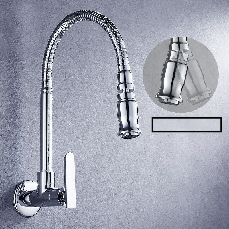 Sukamas virtuvės plautuvo čiaupas su keraminiu kasetiniu vožtuvu, cinko lydinio korpusas, modelis CL-WXCF01