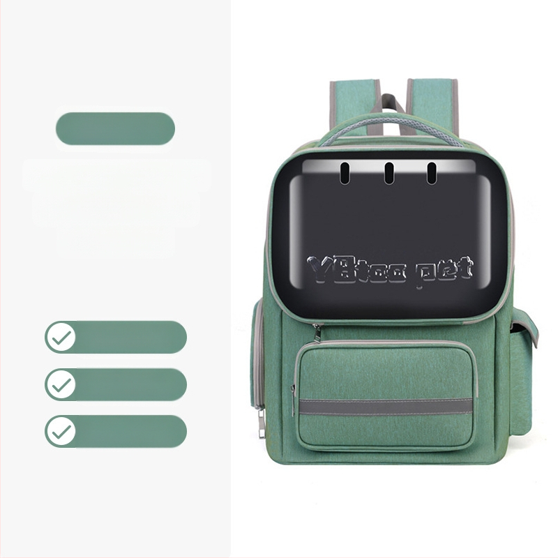 Σακίδιο μεταφοράς κατοικίδιων για γάτες και μικρά σκυλιά, αναπνεύσιμο σχέδιο διαστημικής κάψουλας, μεγάλη χωρητικότητα