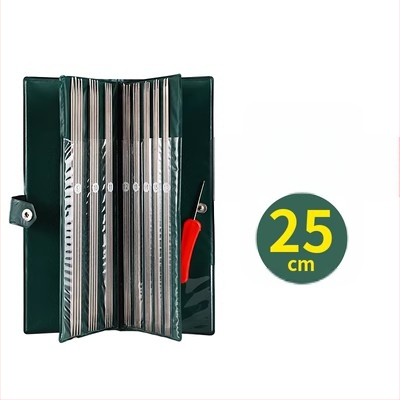 Set igala za pletenje: nehrđajući čelik, kružne igle, duge i ravne igle, kompletan skup alata