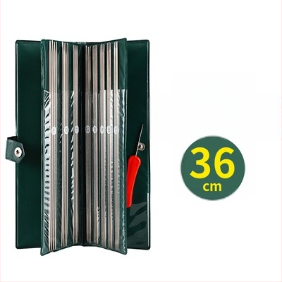 Set igala za pletenje: nehrđajući čelik, kružne igle, duge i ravne igle, kompletan skup alata