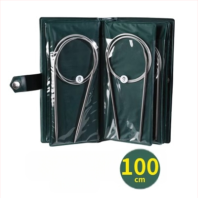 Set igala za pletenje: nehrđajući čelik, kružne igle, duge i ravne igle, kompletan skup alata