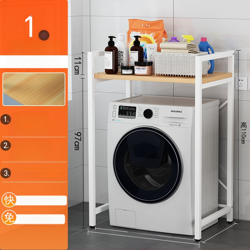 Raft de depozitare pentru mașina de spălat, 6 etaje, montaj pe podea, dulap deschis, pentru baie sau balcon